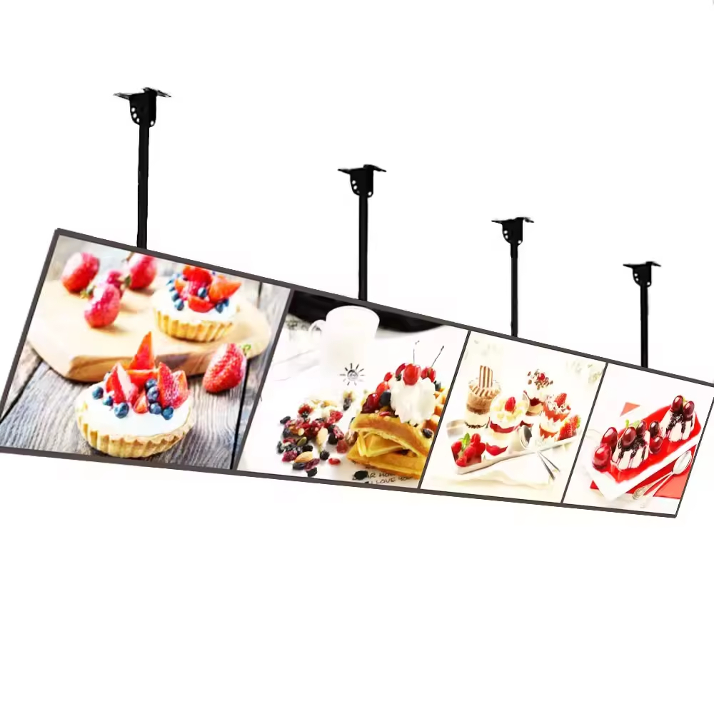 Commercial Grade Aluminum LED Light Box Display Slim Advertising Signage for Retail Stores Wall-Mounted Screen Solution