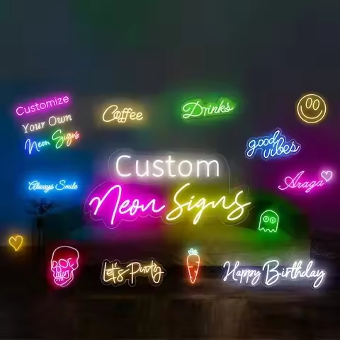 Custom Neon Signs for Party Wedding and Birthday Decor with Dropshipping Fast Delivery and No Minimum Order